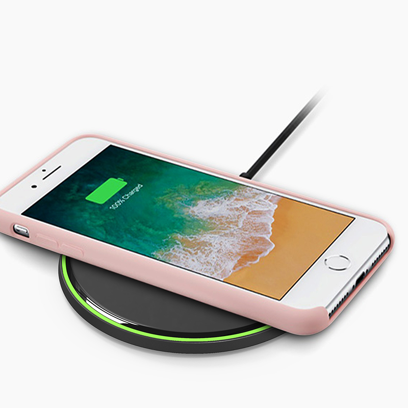 10W 7.5W Universal Qi Fast Charge Wireless Phone Charging Pad